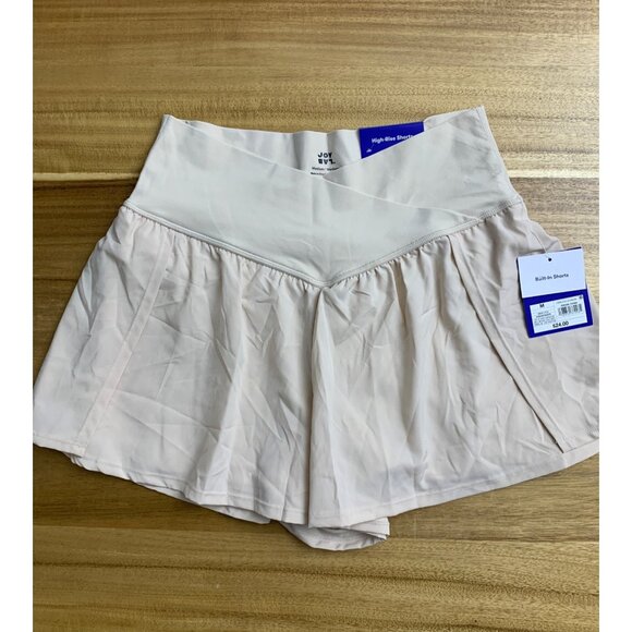 JoyLab Pants - Joy Lab Womens Athletic High-Rise Built-In Shorts Almond Color Size Medium